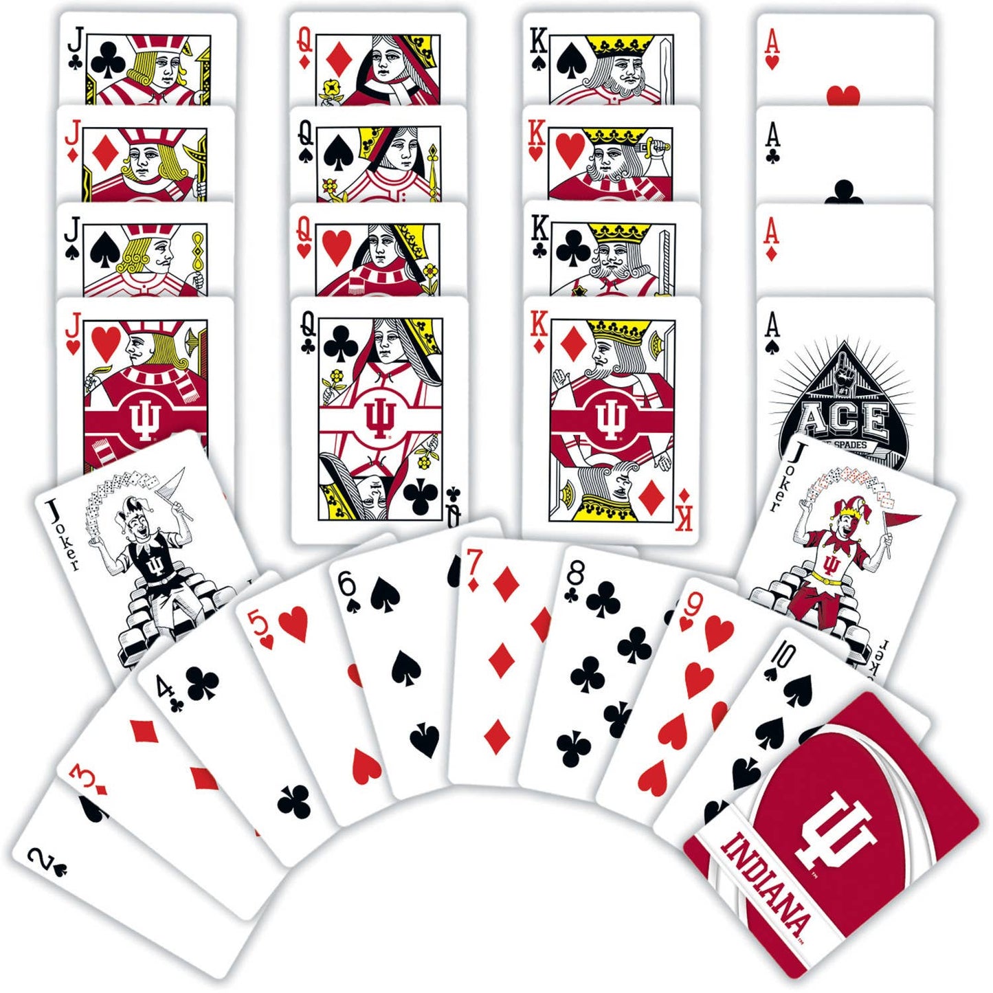 Indiana Hoosiers Playing Cards