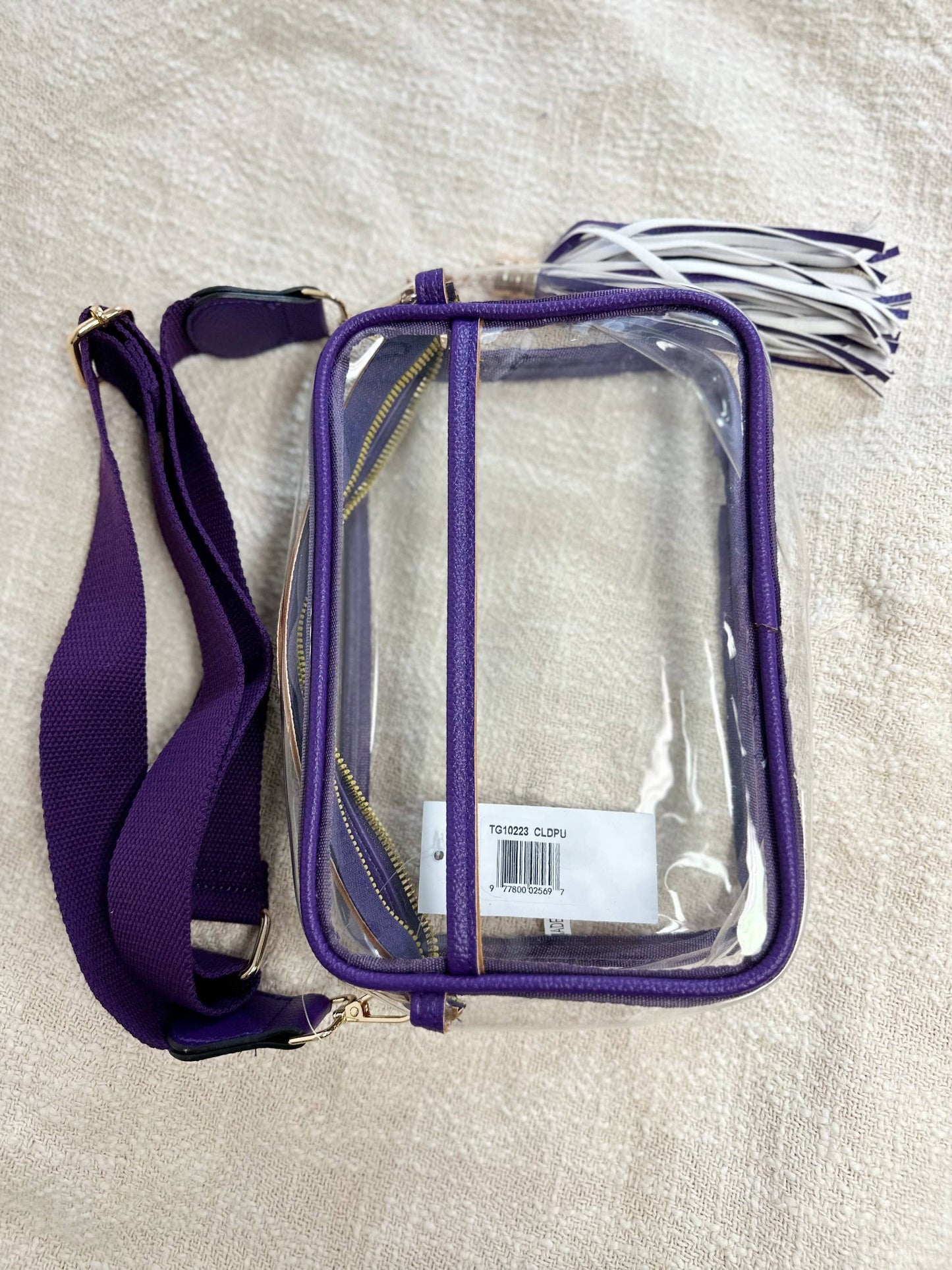 Game Day Clear Crossbody Bag