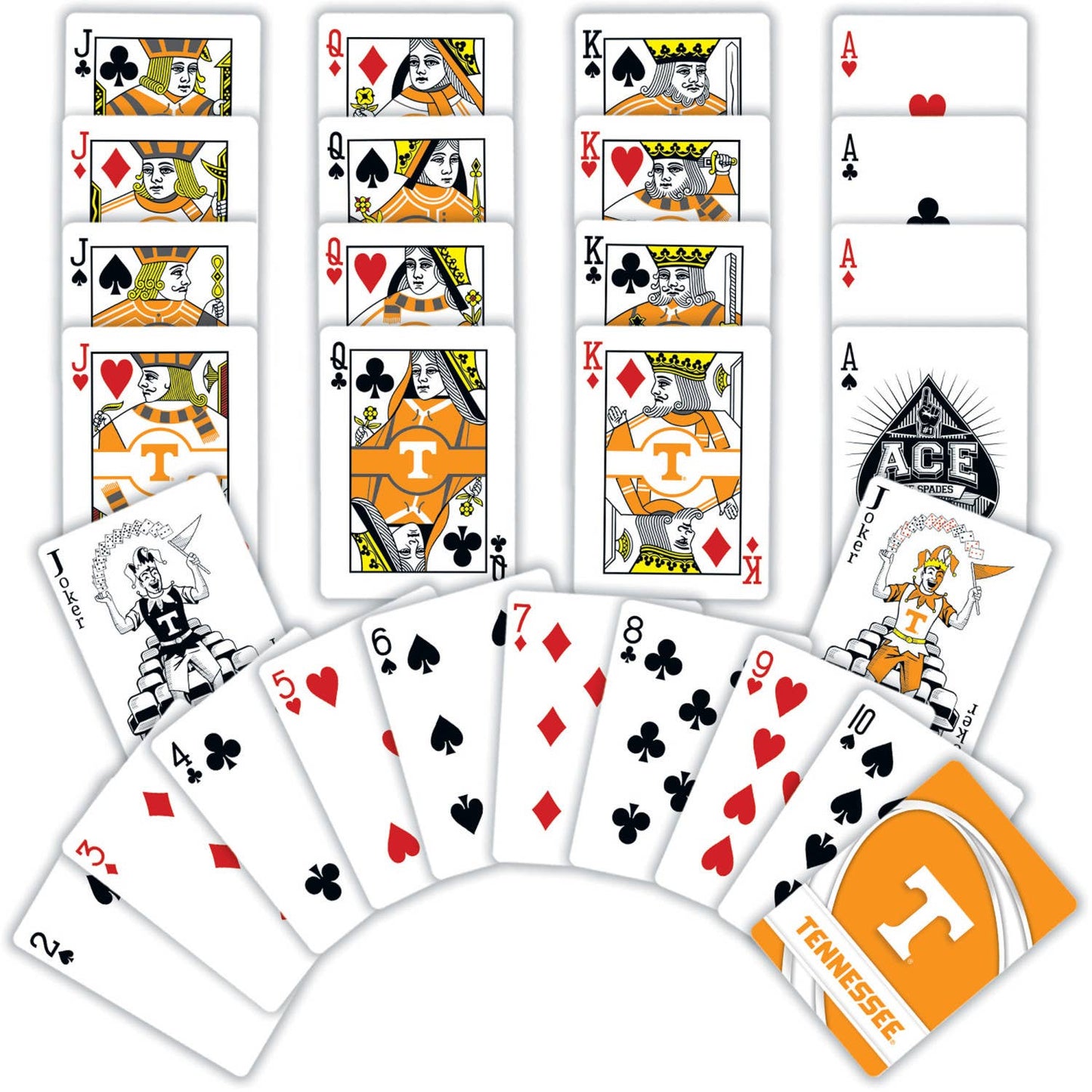 Tennessee Volunteers Playing Cards