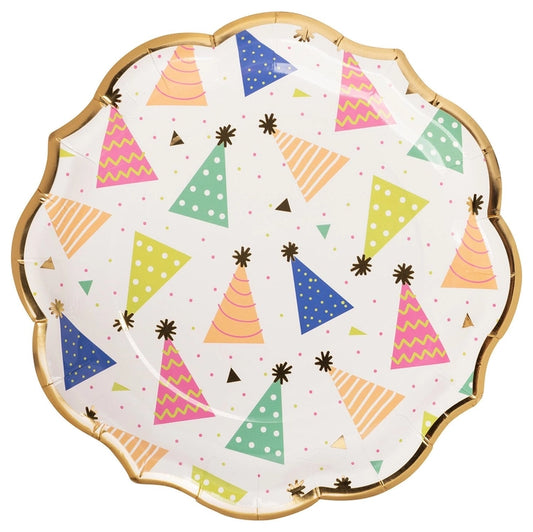 Birthday Candles Dinner Plate 8pkg