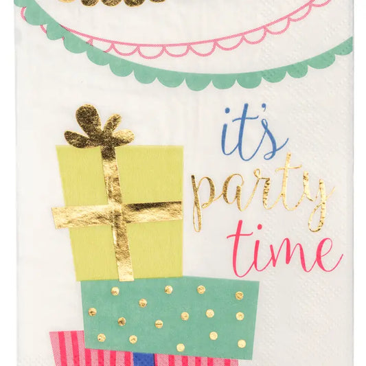 Birthday Candles Guest Towel 16pkg