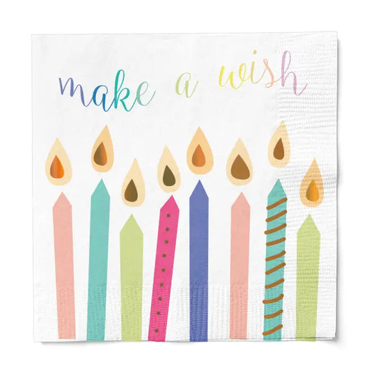 Birthday Candles Lunch Napkin 16pkg