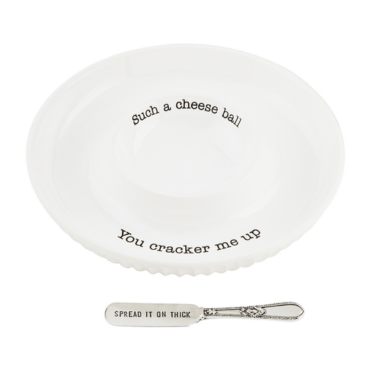 Cheese Ball Serving Dish Set