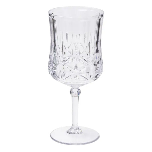 Clear Traditional Stemmed Wine Glasses