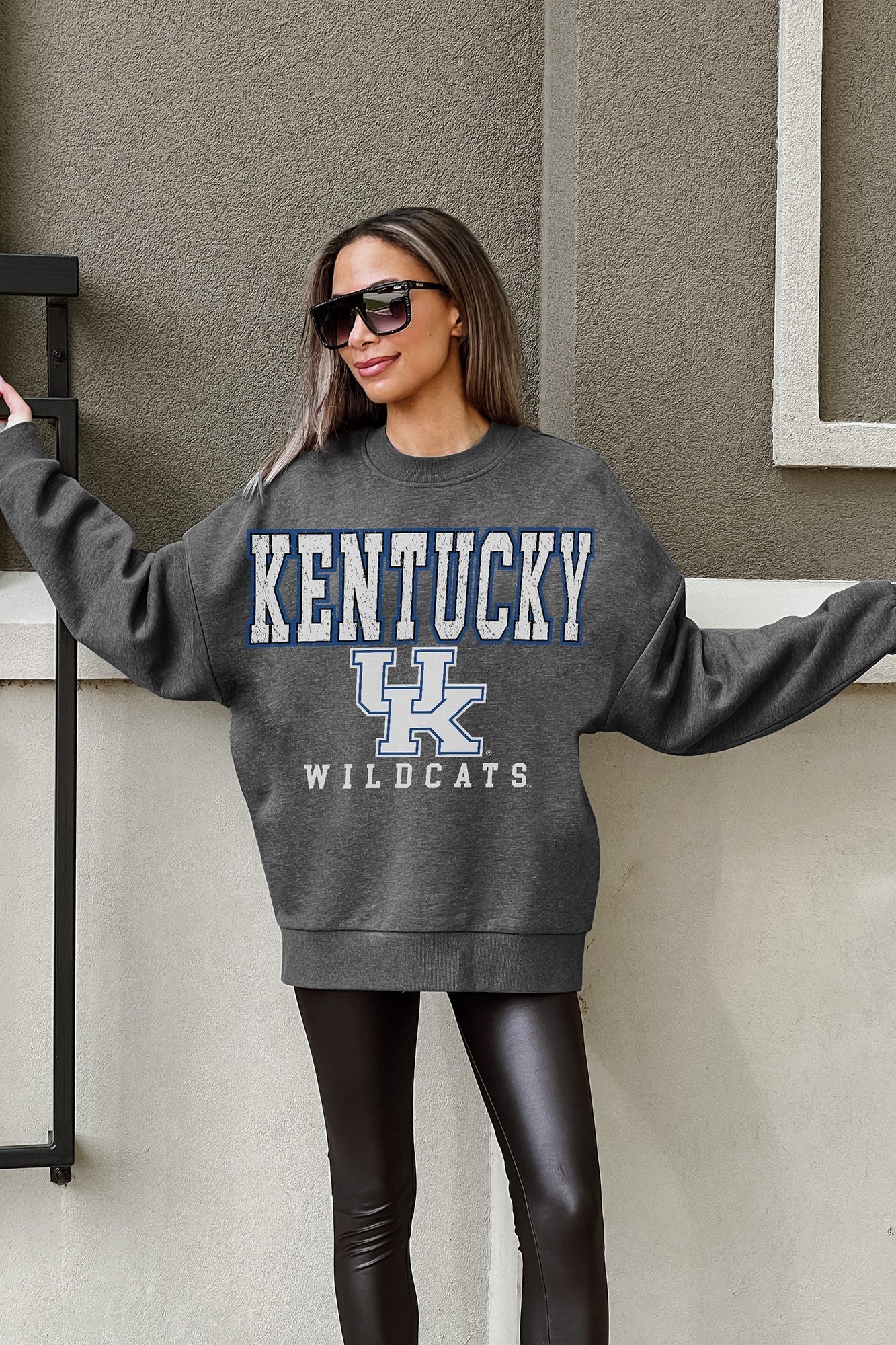 NCAA Officially Licensed Drop Shoulder Crewneck Pullover