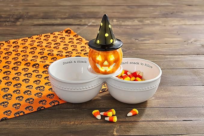 Mud Pie Pumpkin Light Up Sitter