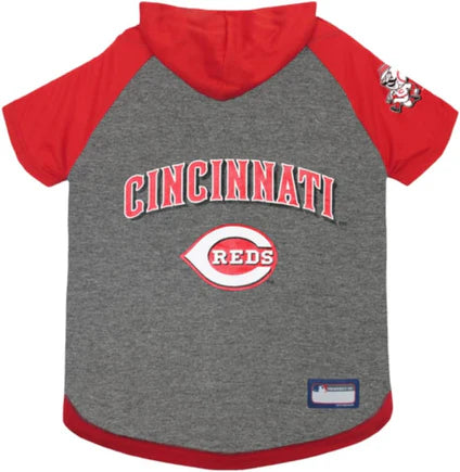 Cincinnati Reds Hoodie Tee Shirt