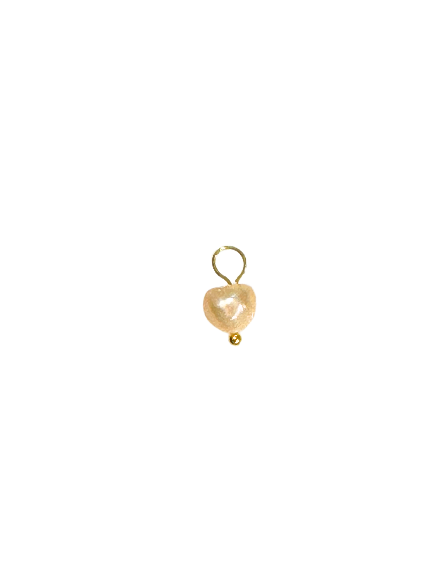 * Gold Natural Freshwater Pearl Charm