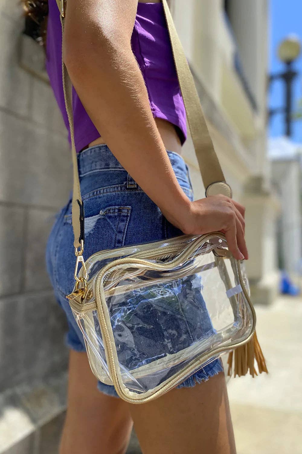 Game Day Clear Crossbody Bag