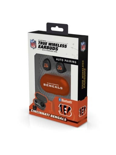 NFL Cincinnati Bengals True Wireless Earbuds V.2