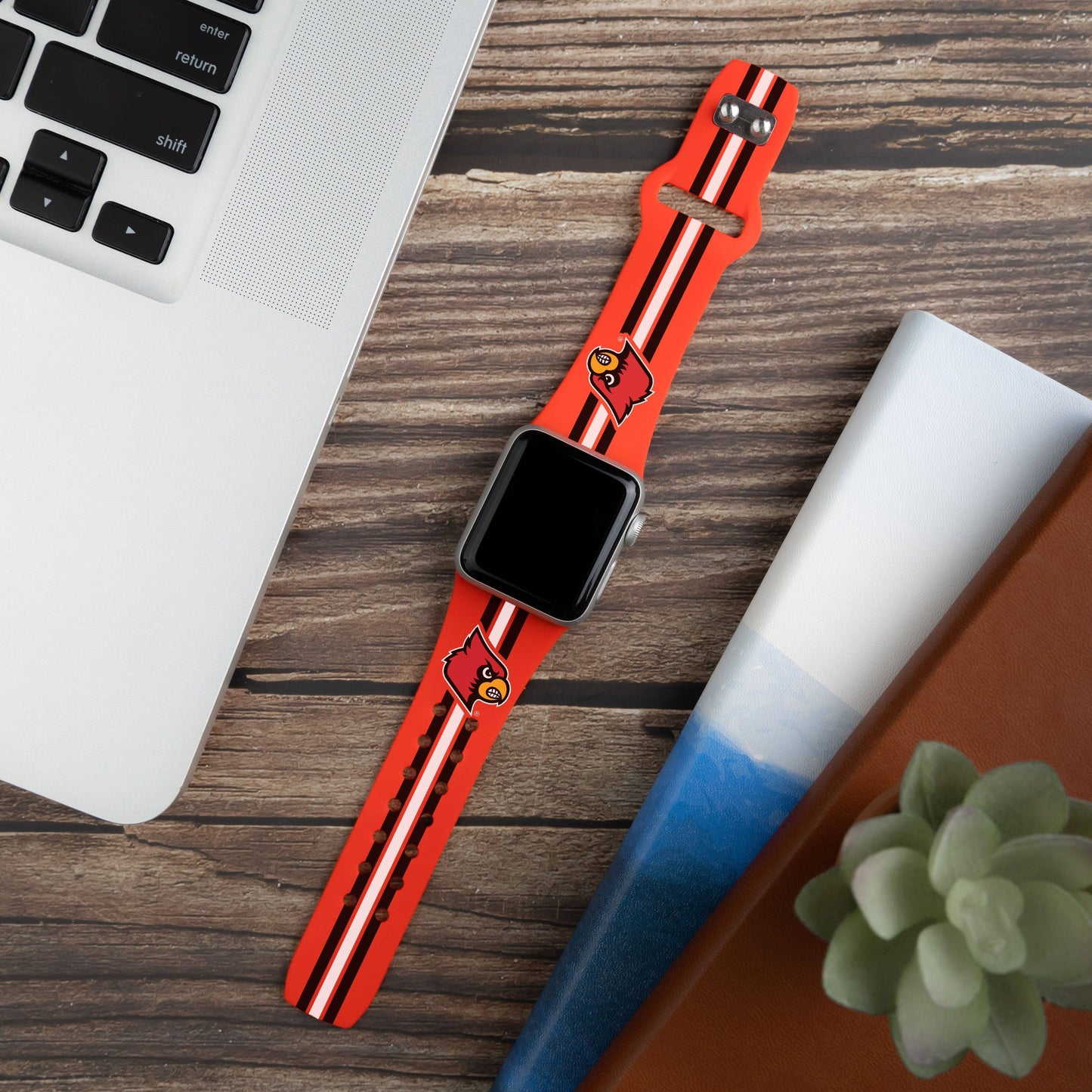 Louisville Cardinals HD Apple Watch Band