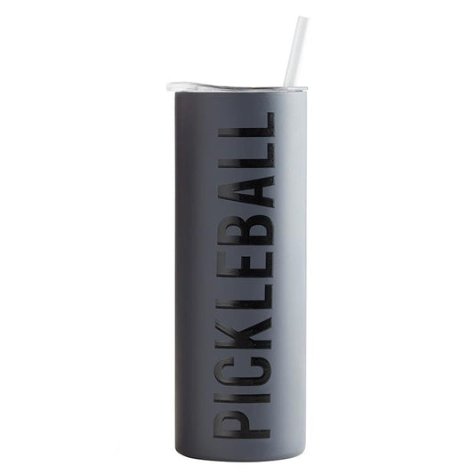 20 oz Skinny Tumbler- Pickleball